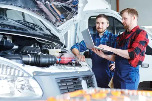Servis osobního vozu v dílně BCL